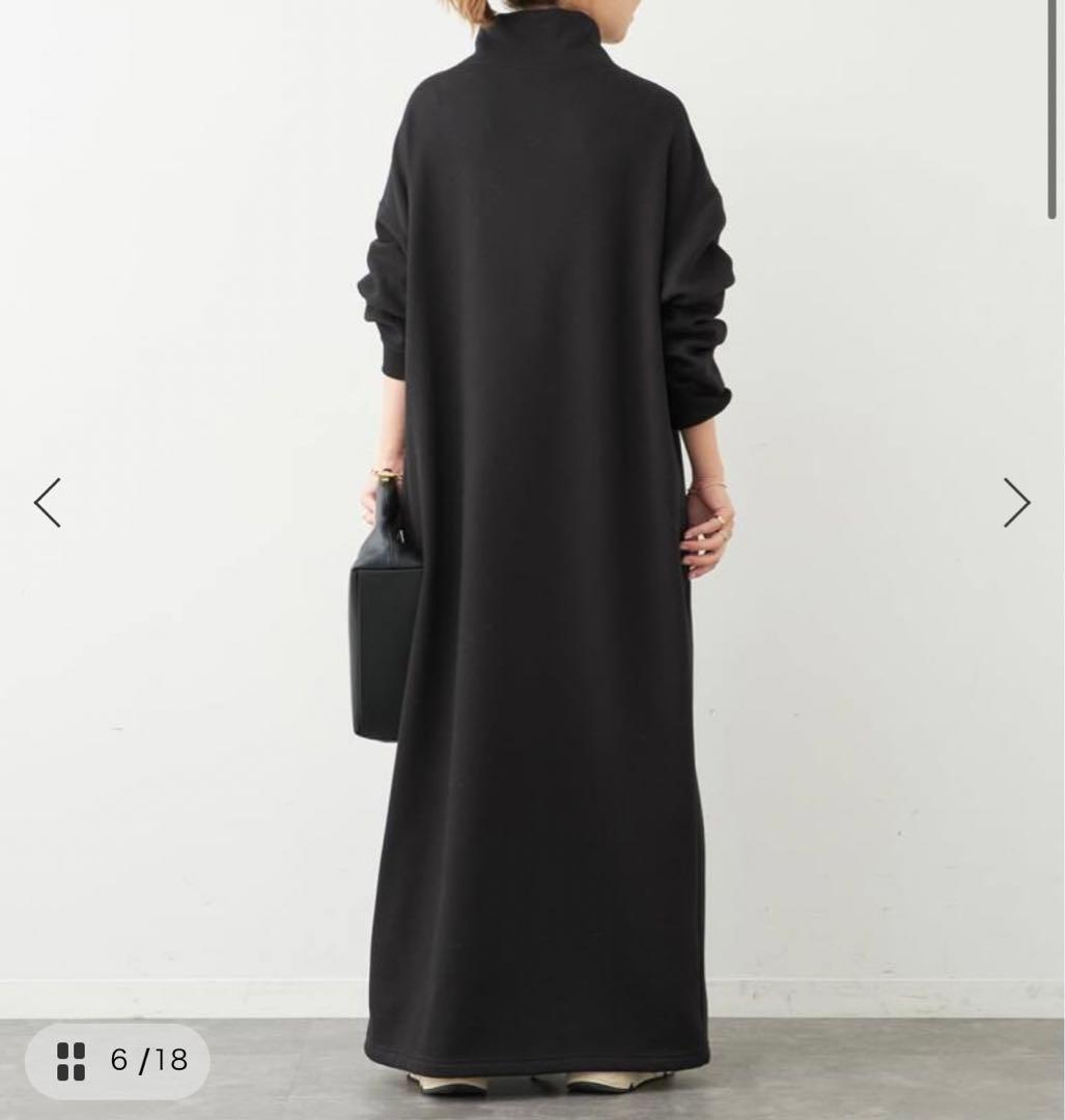 試着のみ　ドゥーズィエムクラス　2025AW Warm Zip Dress