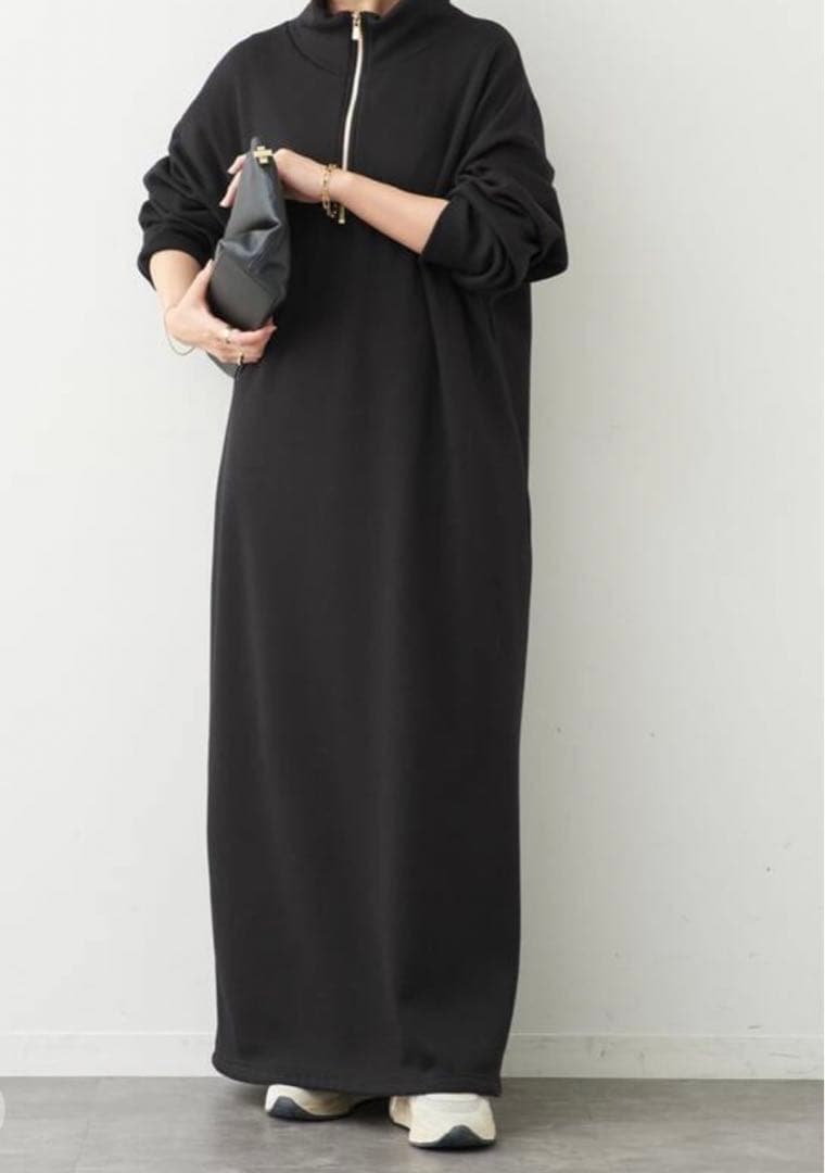 試着のみ　ドゥーズィエムクラス　2025AW Warm Zip Dress