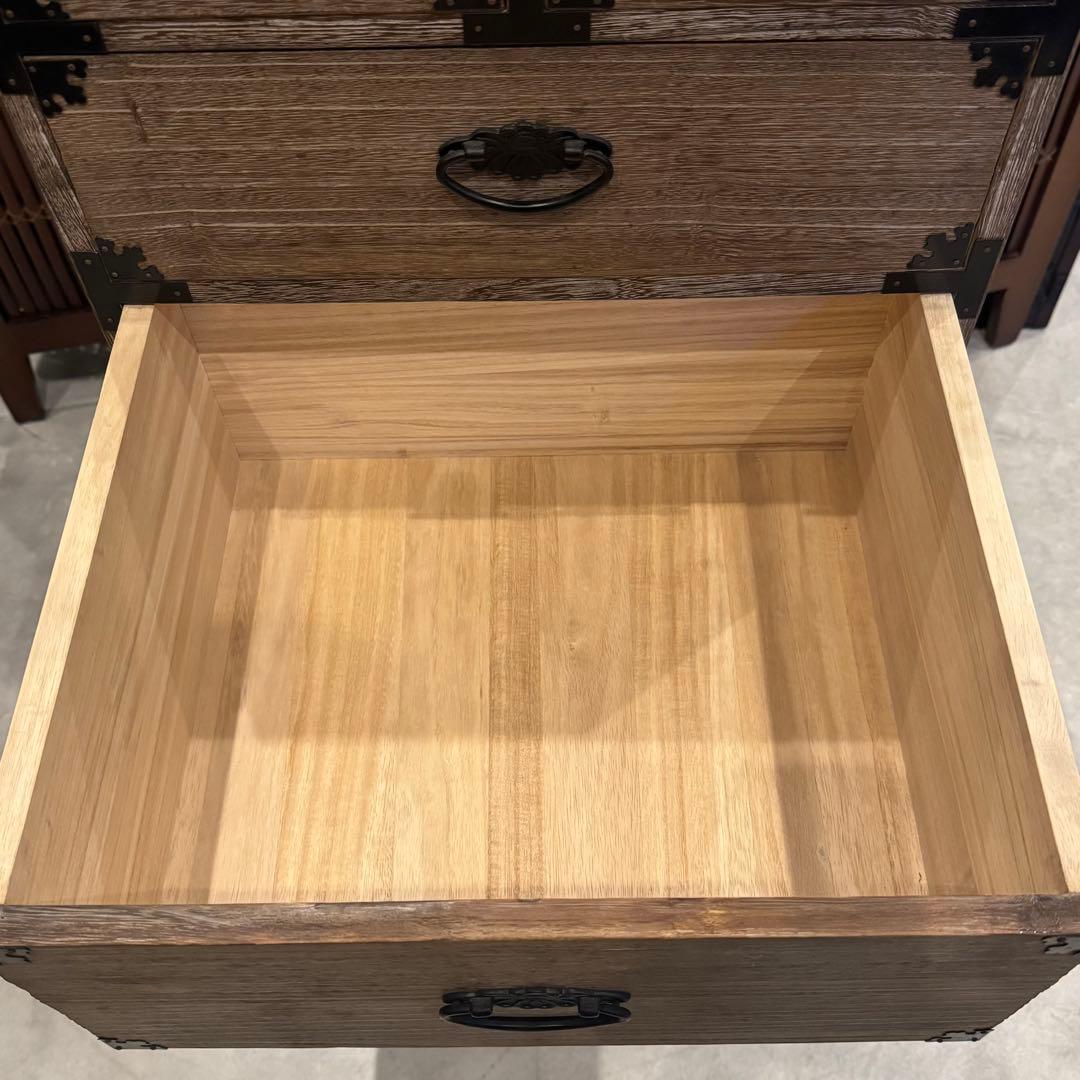 桐チェスト 5段6杯 民芸家具 展示のみ未使用品