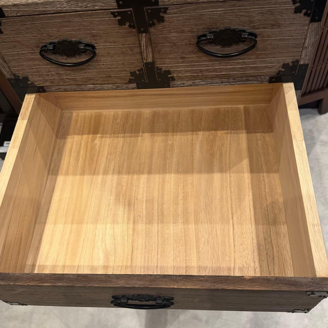 桐チェスト 5段6杯 民芸家具 展示のみ未使用品