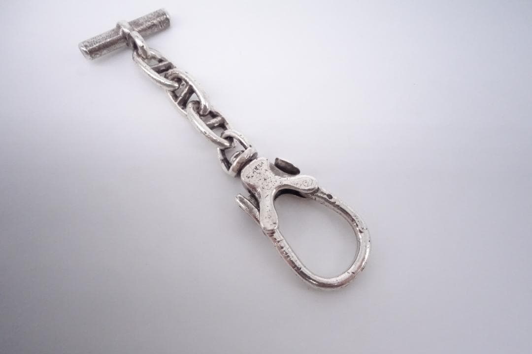 HERMES エルメス シェーヌダンクル キーホルダー キーリング ヴィンテージ