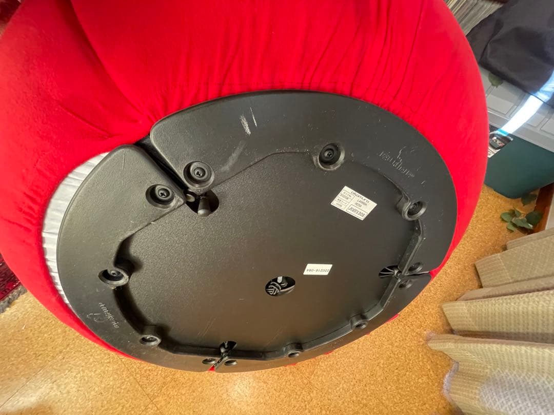 タトーネ　バレリイタリア　スツール（赤）