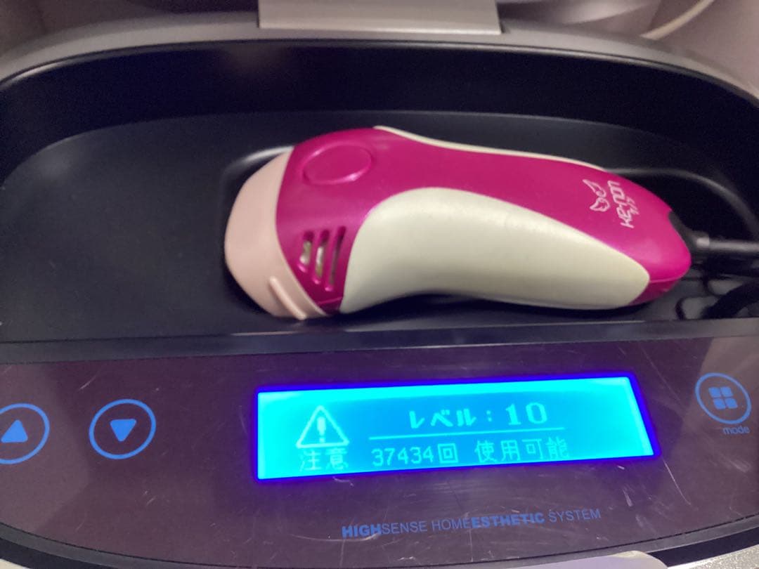 ケノン6、2ver KE-NON 脱毛器 ピンク ストロングカートリッジ付き