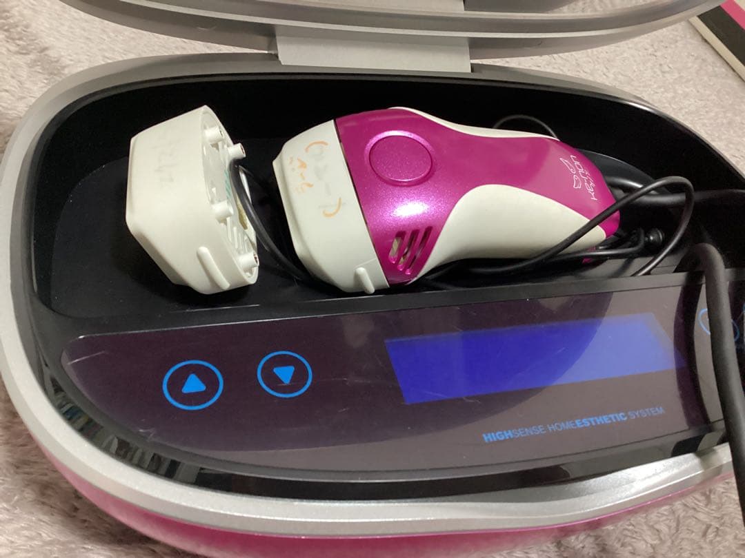 ケノン6、2ver KE-NON 脱毛器 ピンク ストロングカートリッジ付き