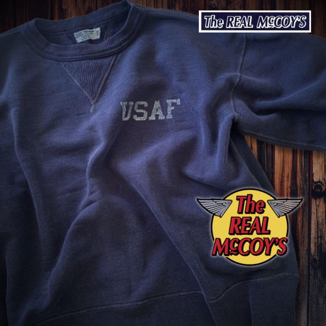 『皇帝降臨』The REAL McCOY'S（旧マ ッコイ）スウェット茄子紺