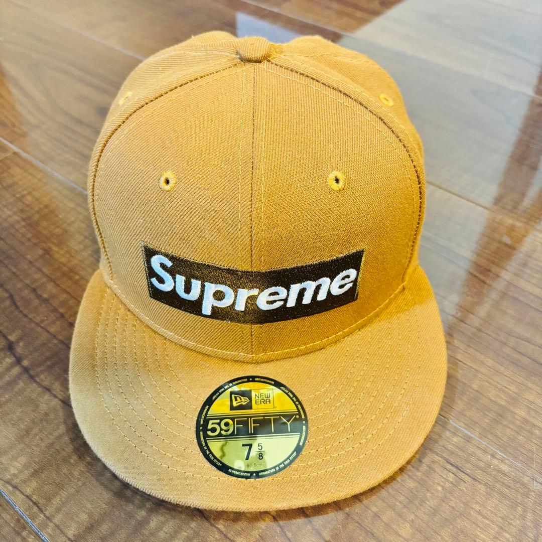 7 5/8　Supreme Money Box Logo New Era 茶