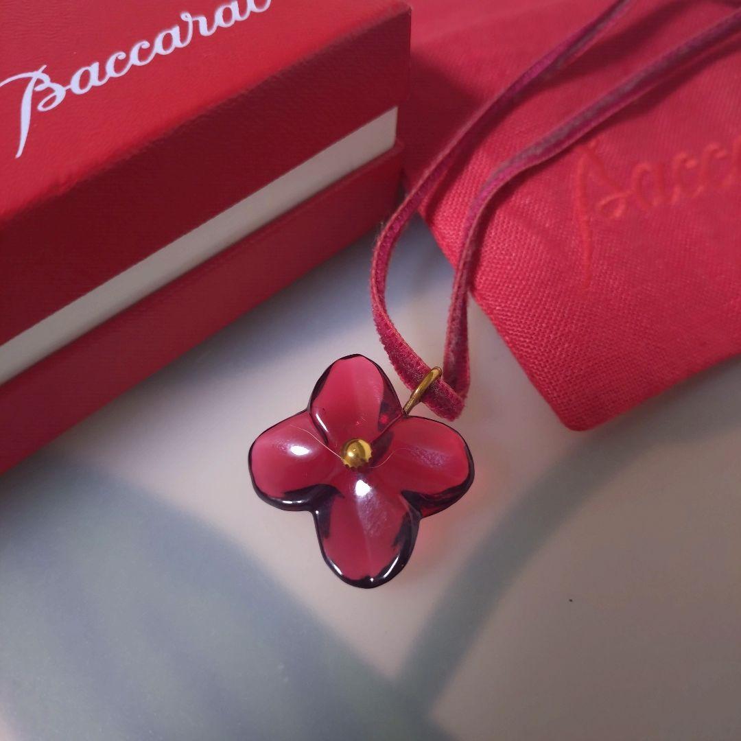 バカラ ペンダント チョーカー あじさい クリスタル