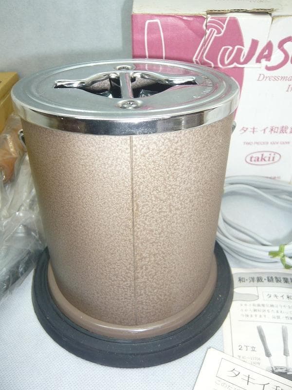 新品完全未使用　 タキイ和裁電化鏝 ランプ付き 和裁コテ　タキイ製　鏝２本付