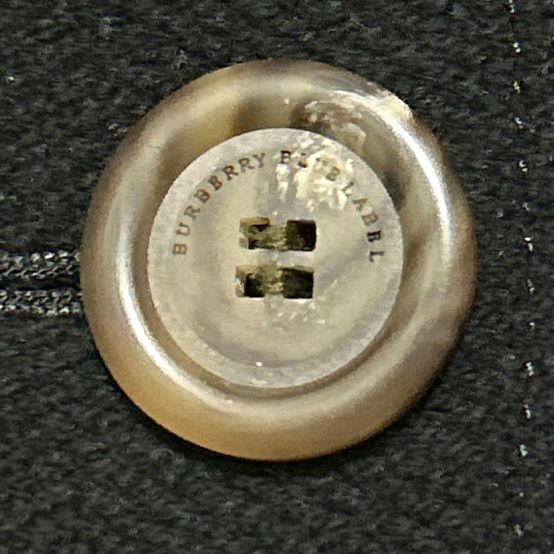 可愛い バーバリーブルーレーベル　コート　ウール　ファー　ベルト　フード　Ｌ