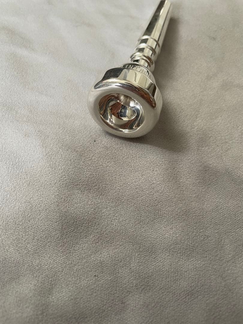 【レア】Bach バック 1X トランペット マウスピース 銀メッキ｜ほぼ未使用