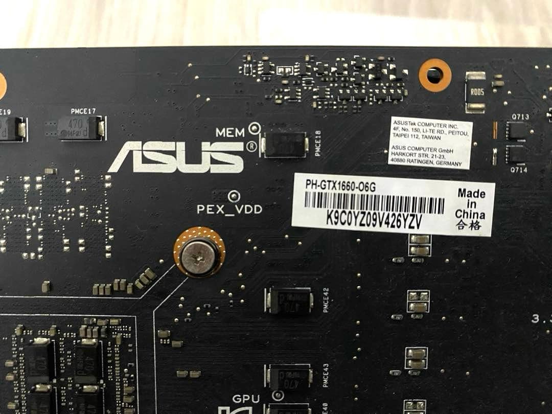 s*i様 ASUS PH-GTX1660-06G グラフィックボード