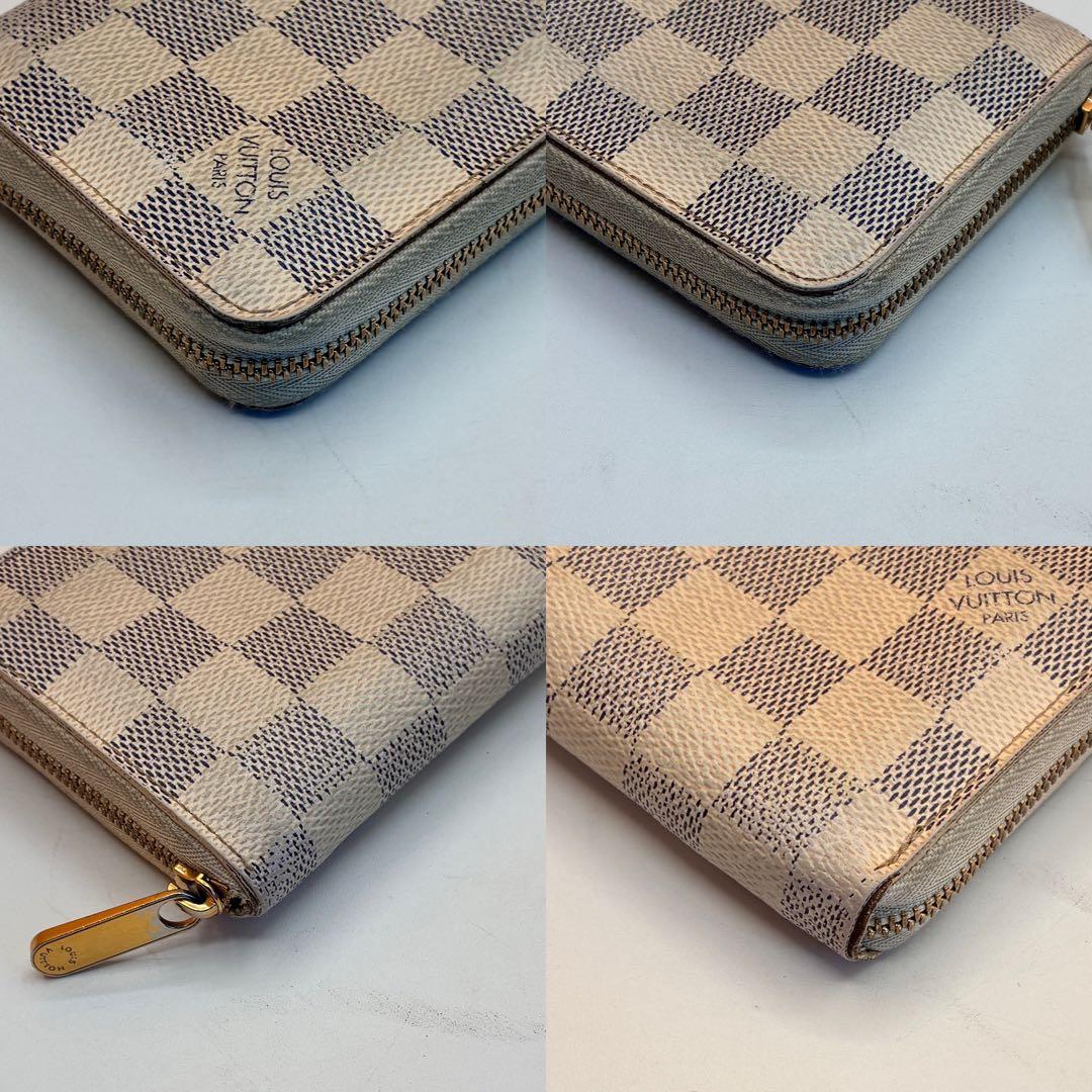 【付属品完備✨】ルイヴィトン ダミエ アズール ジッピーパース