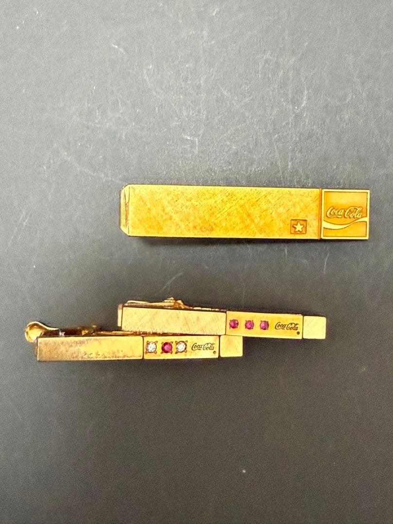 激レア 非売品 コカ・コーラ 表彰用 タイピン 宝石仕様