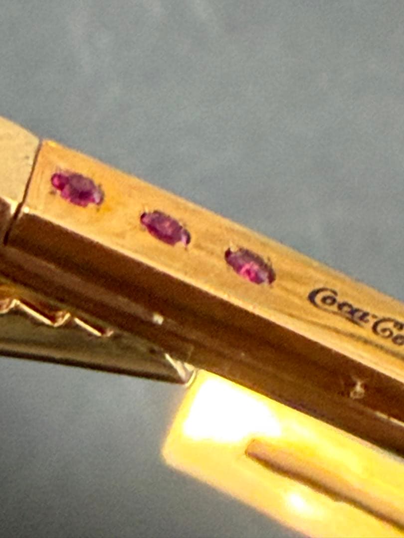 激レア 非売品 コカ・コーラ 表彰用 タイピン 宝石仕様