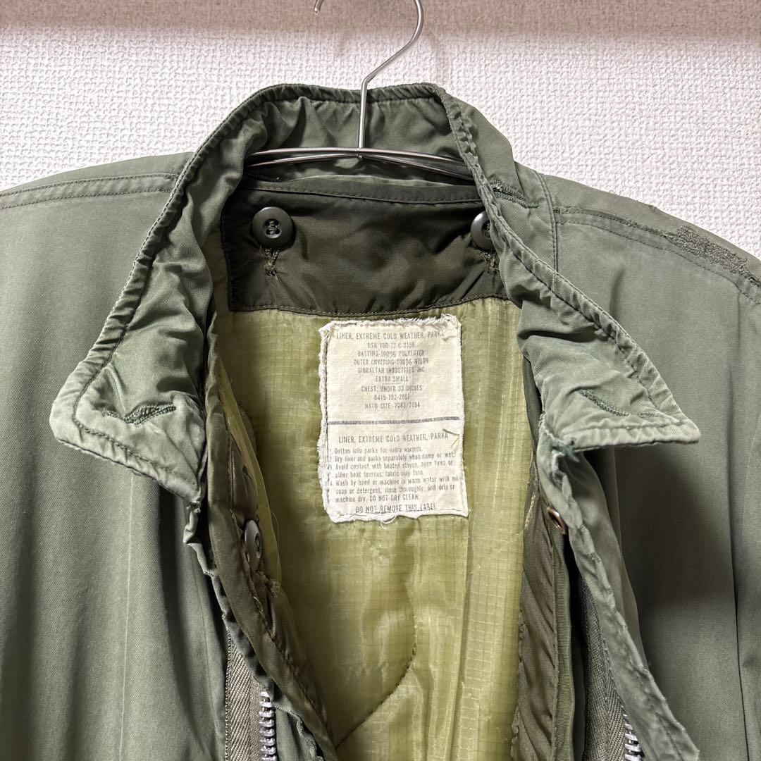 71年会計　M65 フィールドパーカー　アルミジップ