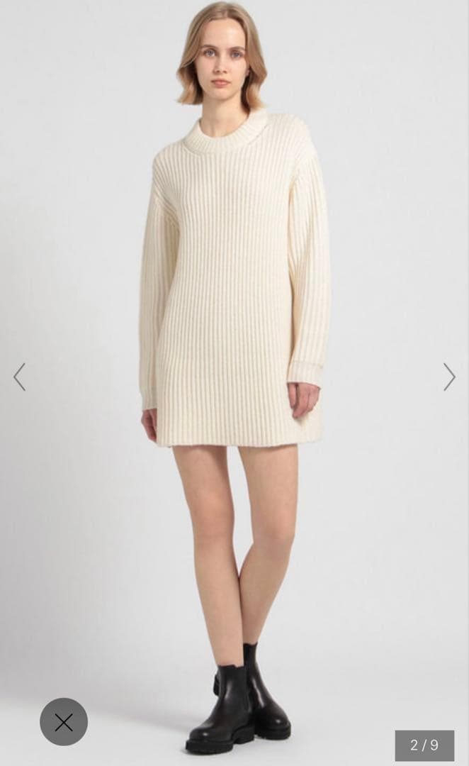 セオリー 24AW LANA CASH CHUNKY RIB DRESS