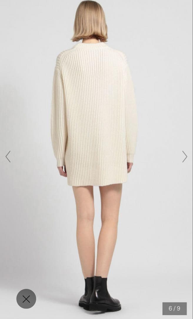セオリー 24AW LANA CASH CHUNKY RIB DRESS