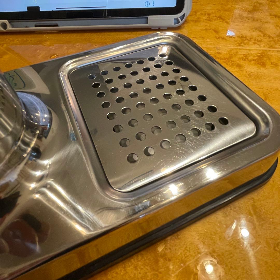 AARKE カーボネーター　シルバー　専用ガスシリンダー2本、1L専用ボトル