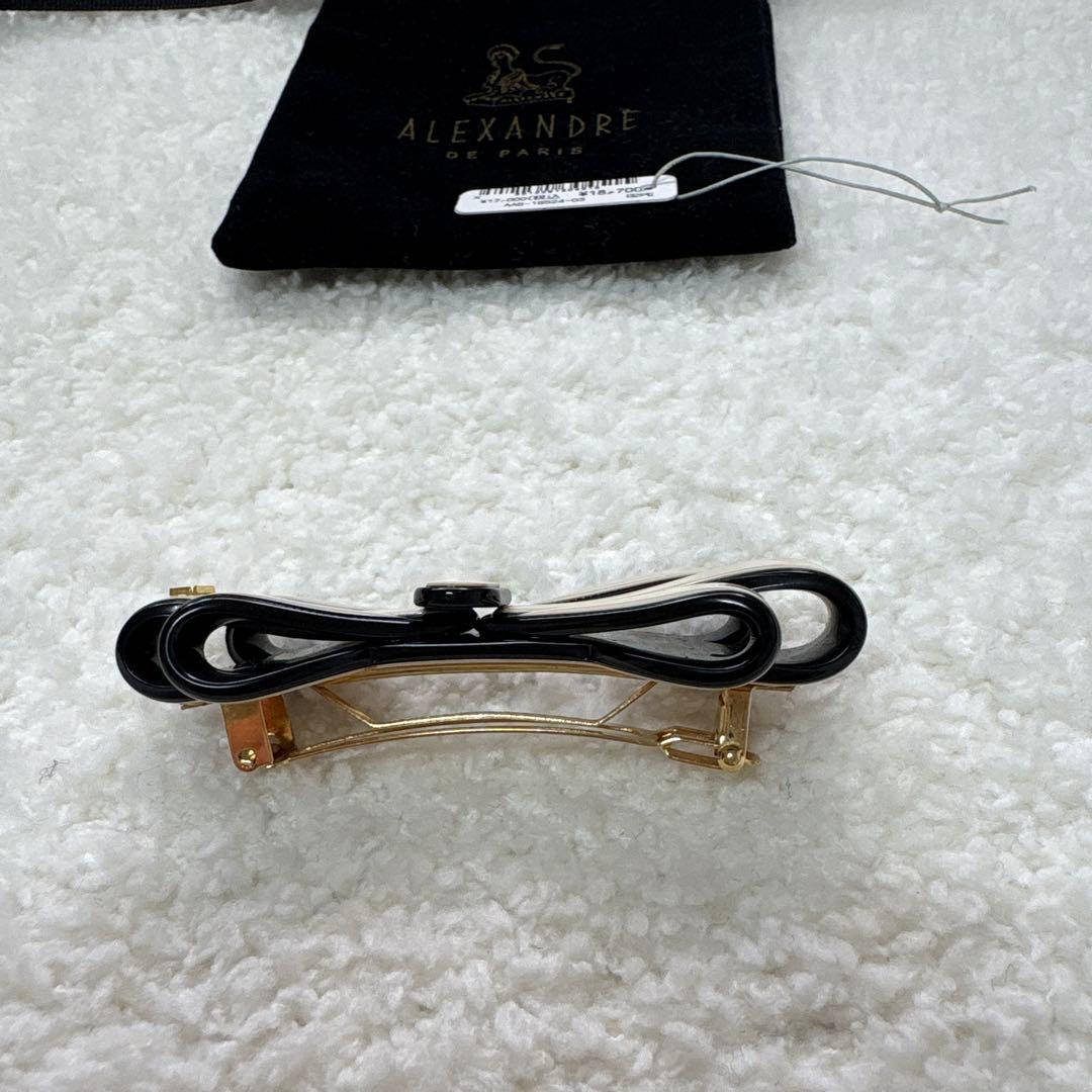 ALEXANDRE DE PARIS 美品　　　　リボン型ヘアバレッタ