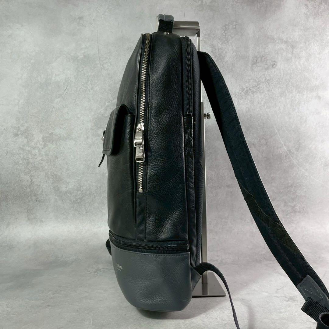 【極美品✨】ultima TOKYO ビジネスリュック オールレザー バイカラー