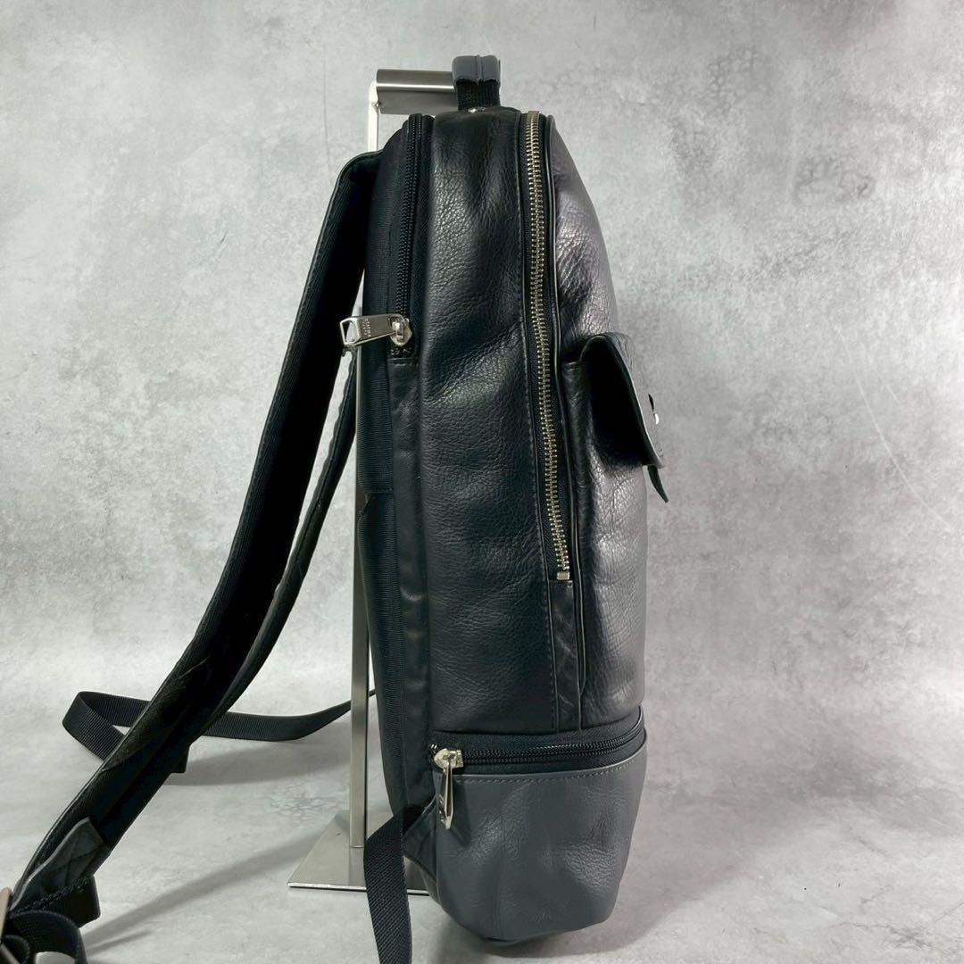 【極美品✨】ultima TOKYO ビジネスリュック オールレザー バイカラー