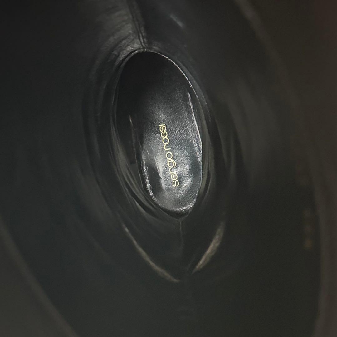 【美品】定価15万円☆ セルジオロッシ ロングブーツ レザー 本革