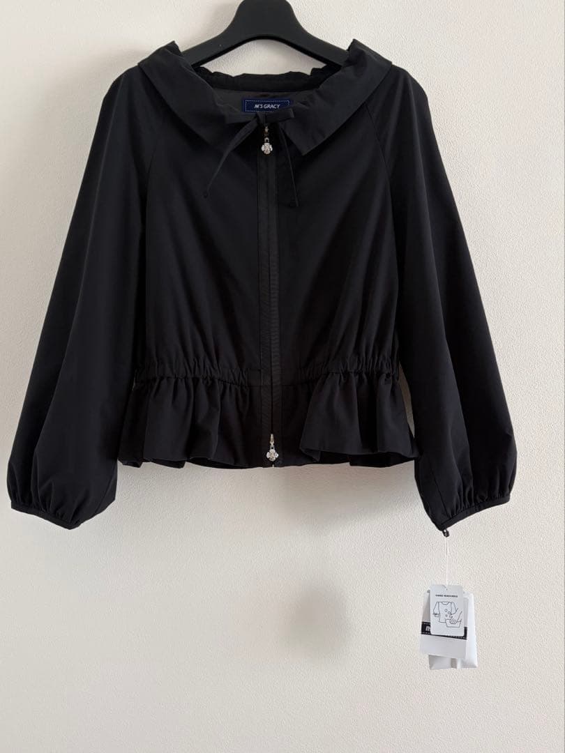 エムズグレイシー　ダブルジップアップブルゾン38サイズ