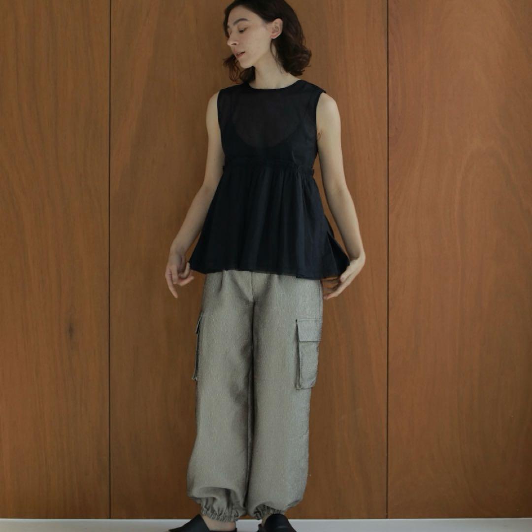 etsu　anuke アンヌーク Sheer Peplum Tops