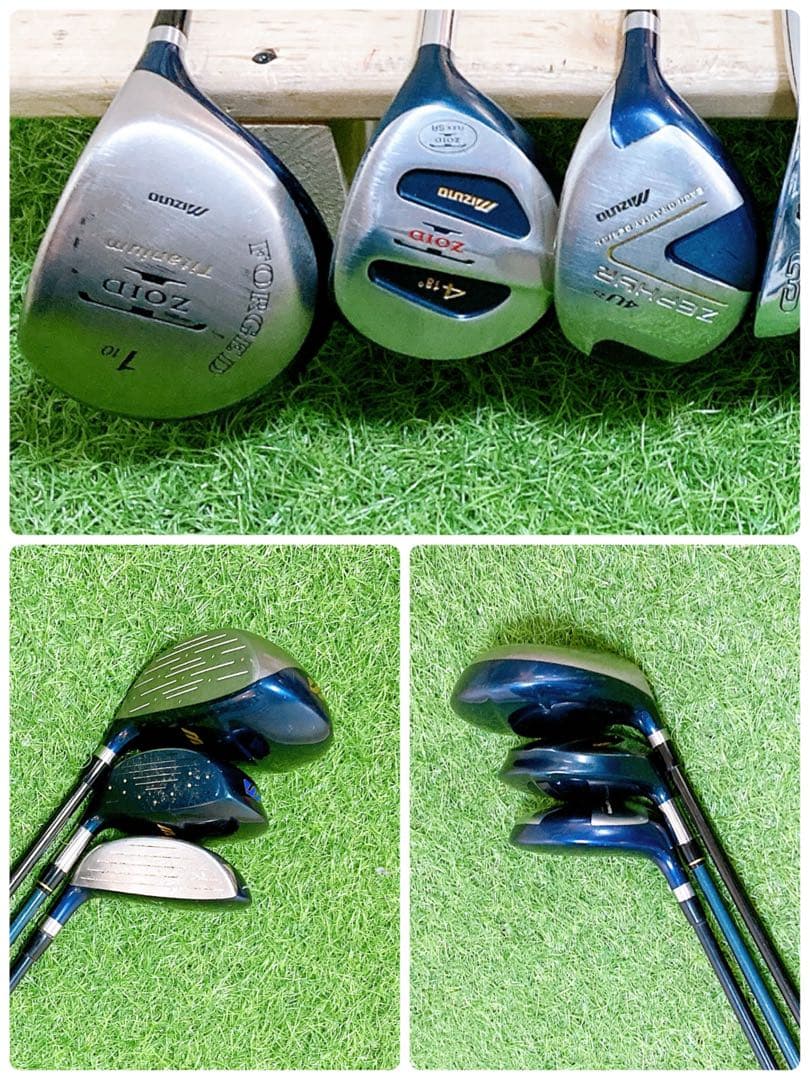 M1 ミズノ　初心者オススメ　ゴルフ　クラブセット　メンズ　13本