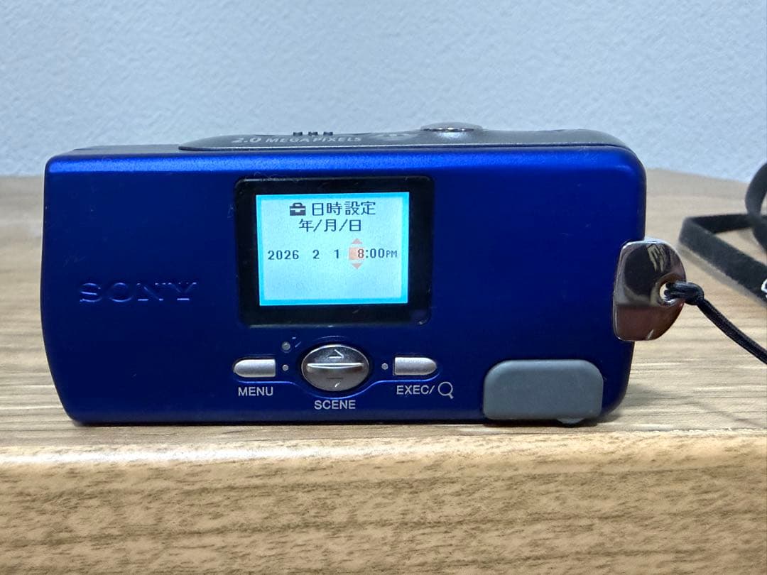 SONY Cyber-shot U DSC-U30 ブルー+メモリ付属