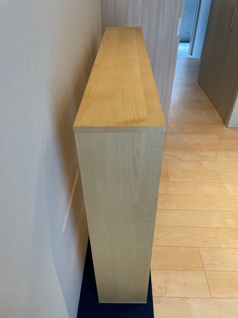 美品 杉工場 国産 日本製 木と風 シェルフ 1420 maple 本棚 家具