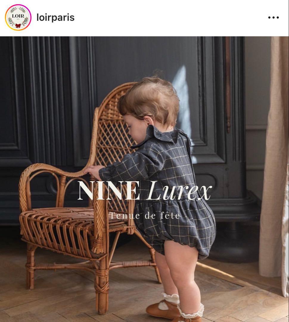 LOIR Paris 12m 襟付きロンパース