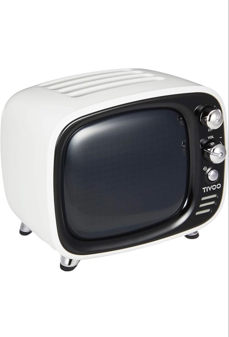 Divoom TIVOO レトロTV型モニター搭載 Bluetoothスピーカー
