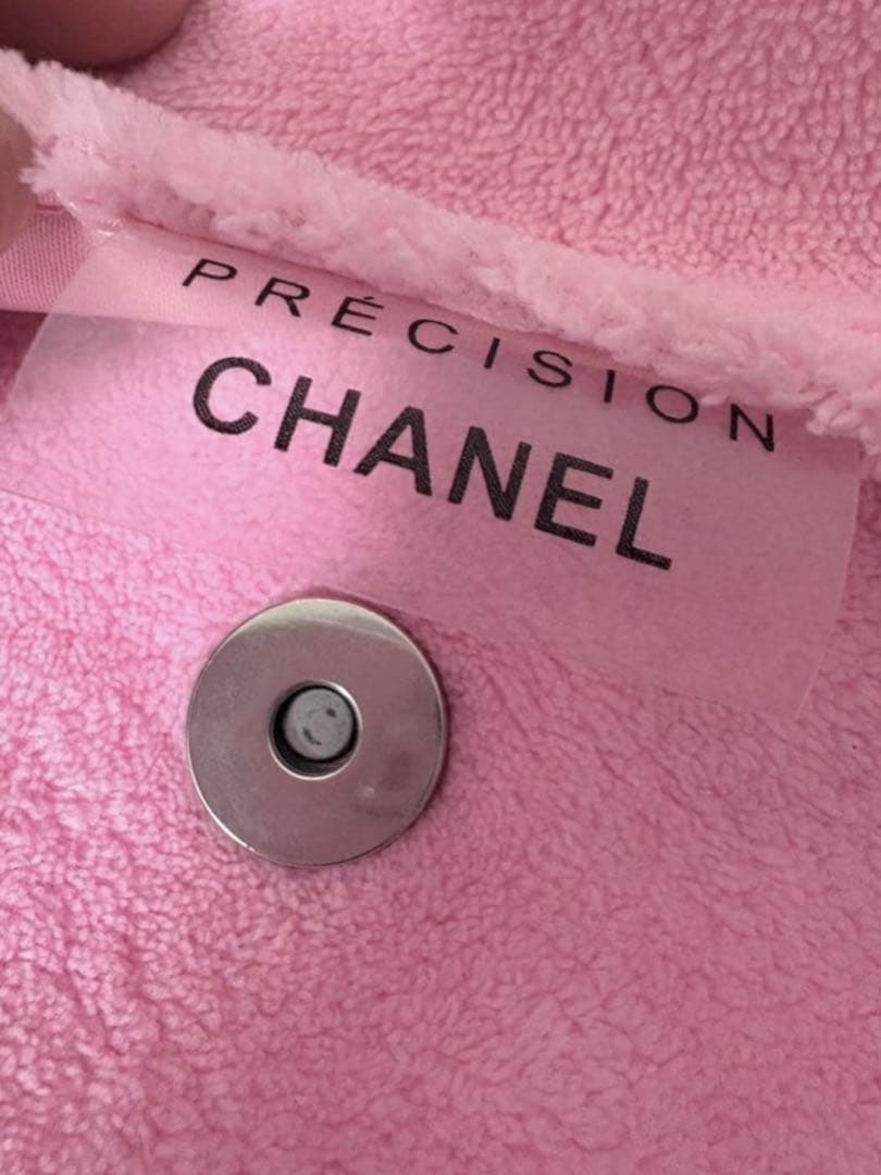 CHANEL ピンク ショルダーバッグ パイル生地　ノベルティ