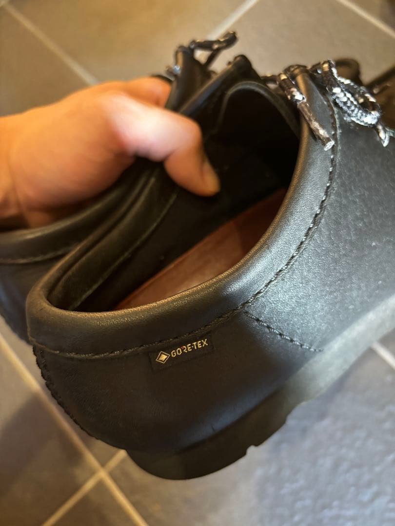clarks goretex Wallabee クラークス　レザー　ゴアテックス