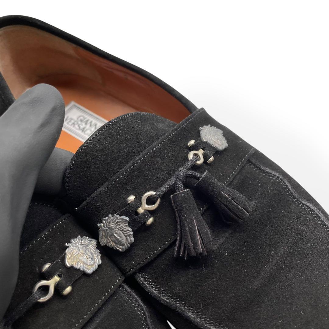 極美品　希少　GIANNI VERSACE　ローファー　スウェード　27.0