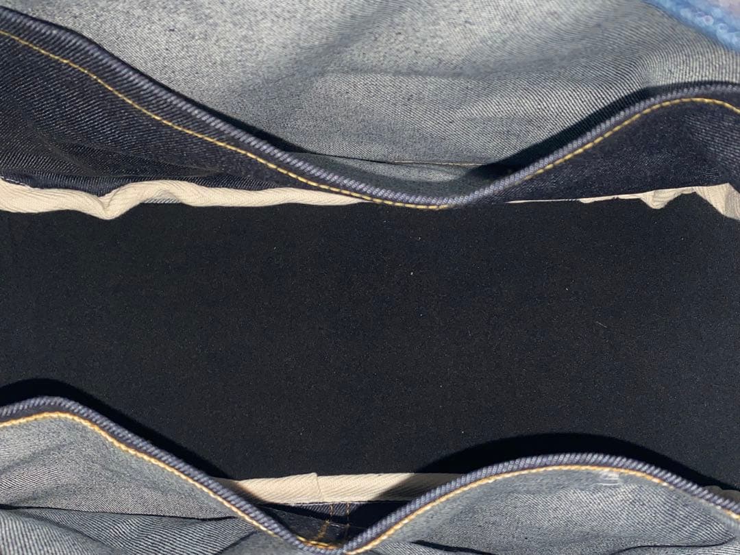 ☆岡山デニム☆ステンシル☆柴犬☆子犬☆4wayボストンバッグ