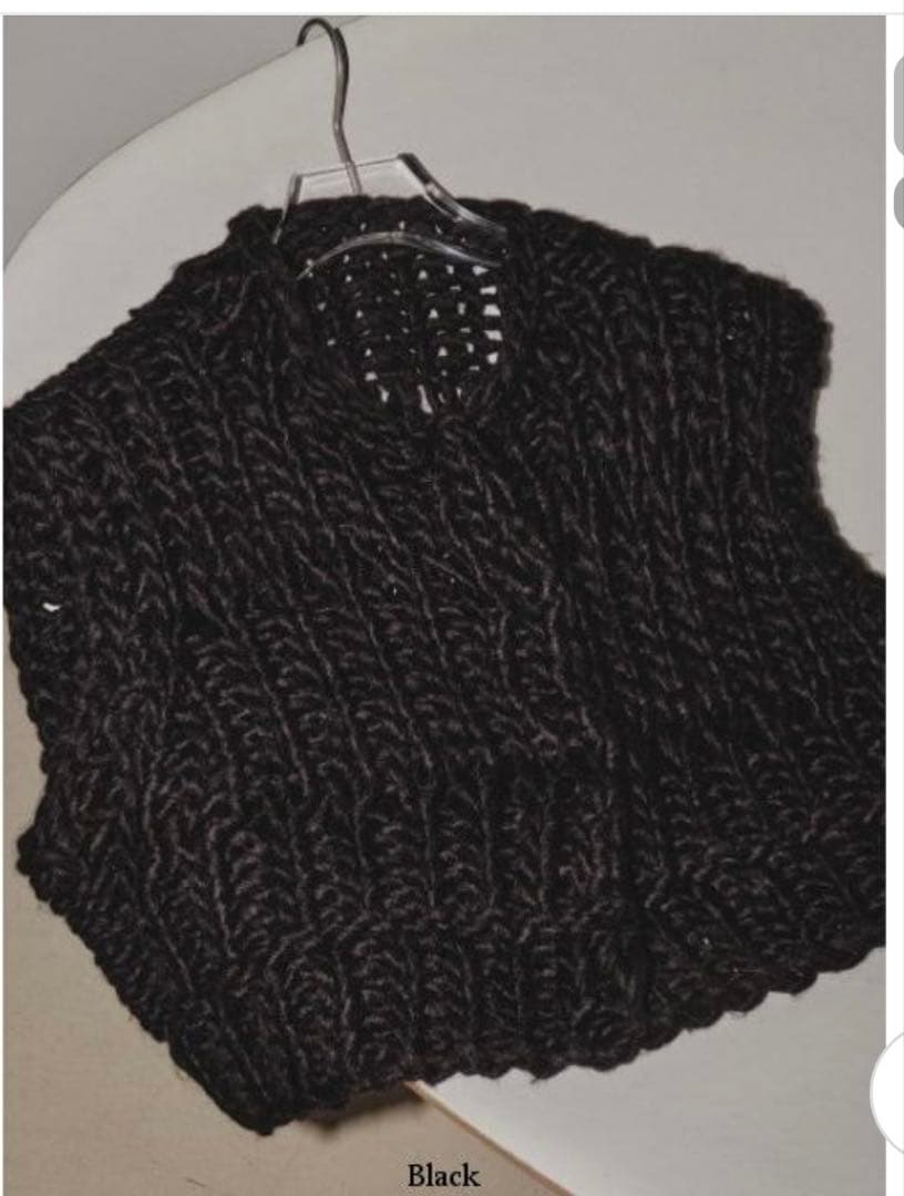 TODAYFUL Chunky handknit vest ニットベスト