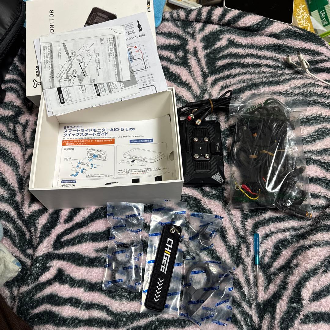 TANAX スマートライドモニター ＋ドラレコ前後AIO-5