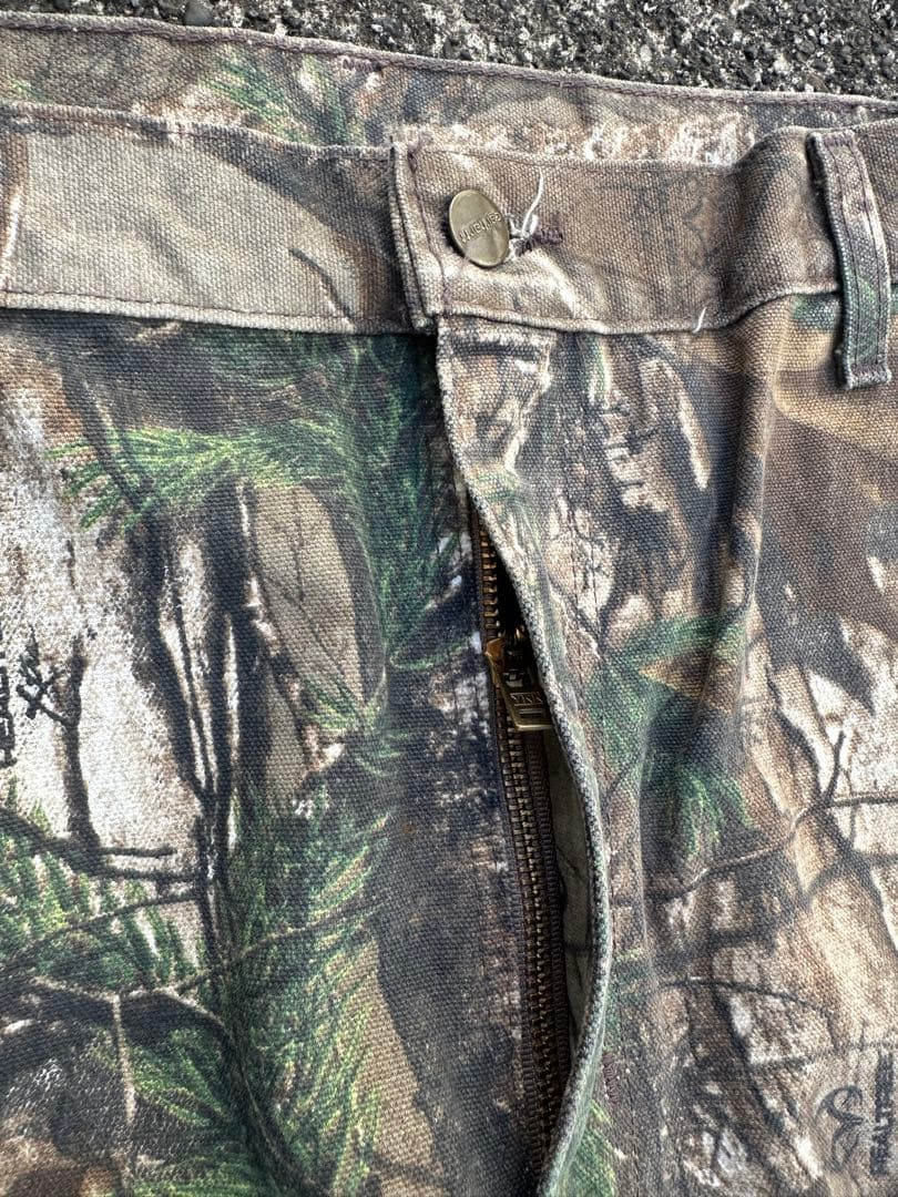 Carhartt Real Tree 迷彩柄 カーゴパンツUSA 38x30