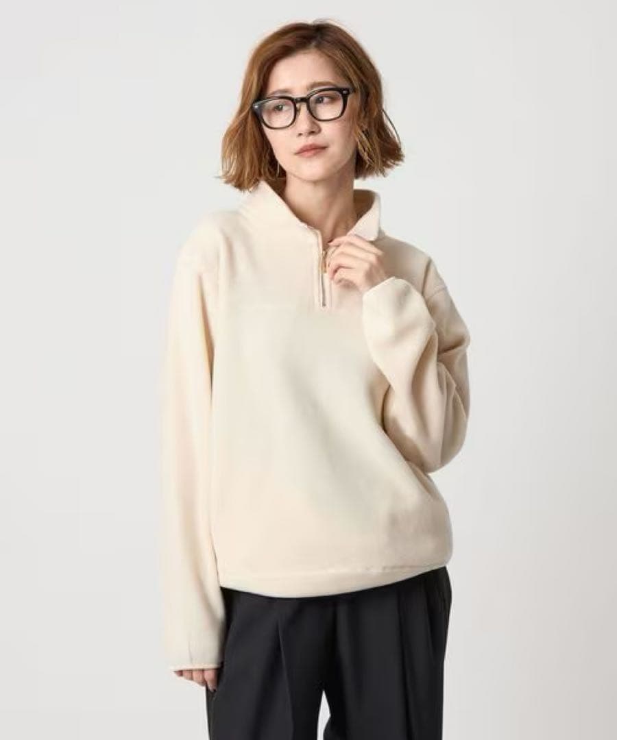 【新品未使用タグ付き】CONTE コンテ　ハーフジップ フリース トレーナー