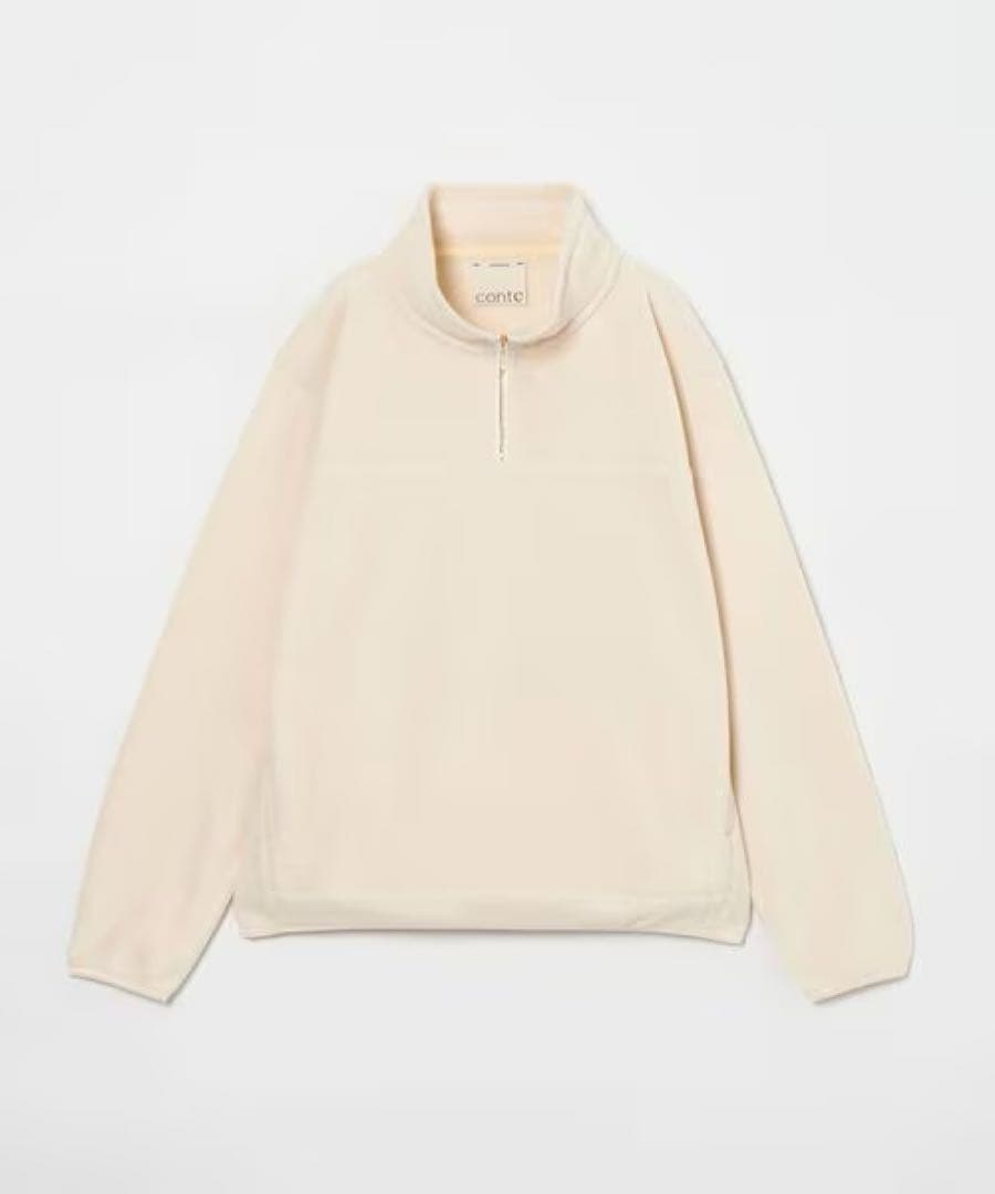 【新品未使用タグ付き】CONTE コンテ　ハーフジップ フリース トレーナー