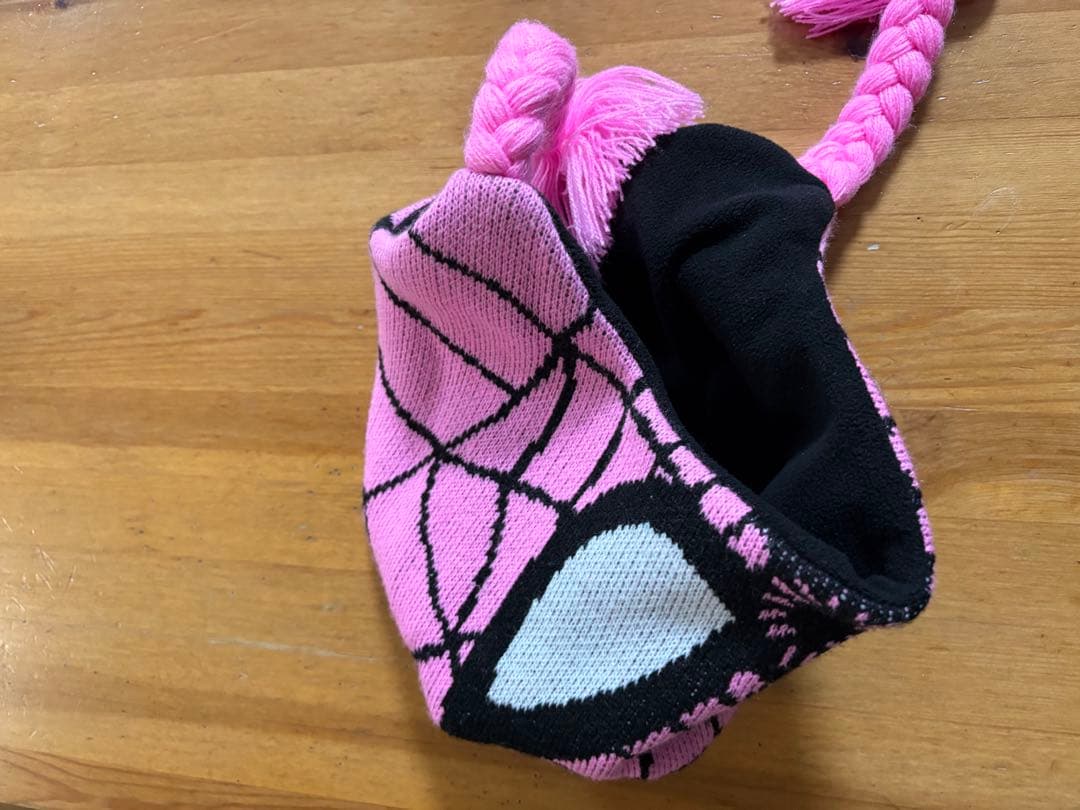 fti fuckthisindustryスパイダーマン ピンク ニット帽