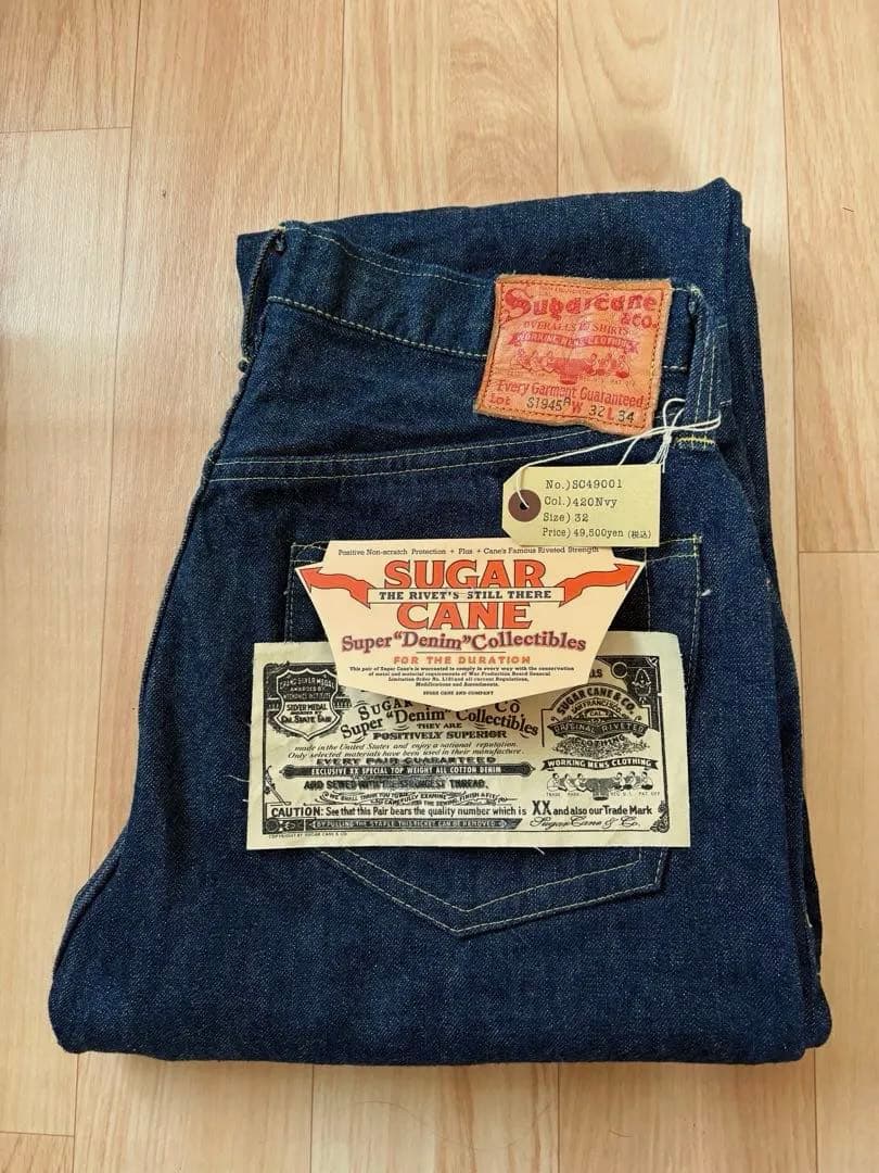 ち*べ様 シュガーケーン w32 SC49001 S1945 大戦モデル　デニム