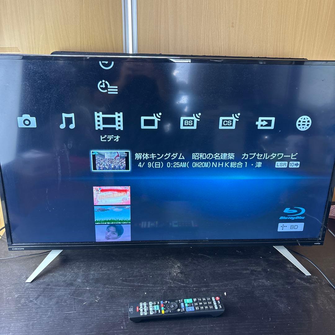液晶テレビ ORION オリオン OL40WD100 40型 2020年製