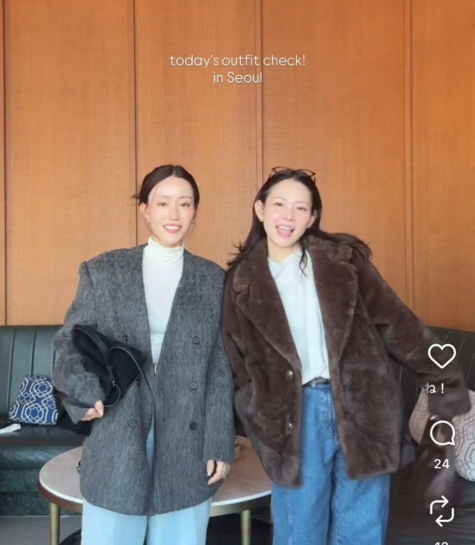 新品☆ anuke Eco Minkfur Jacket 36 ブラウン