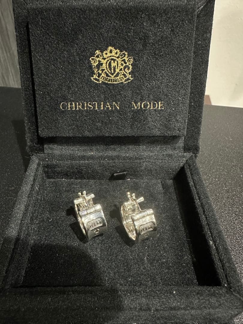 【美品】ティファニーナローフープピアス1837 両耳　廃盤　Tiffany