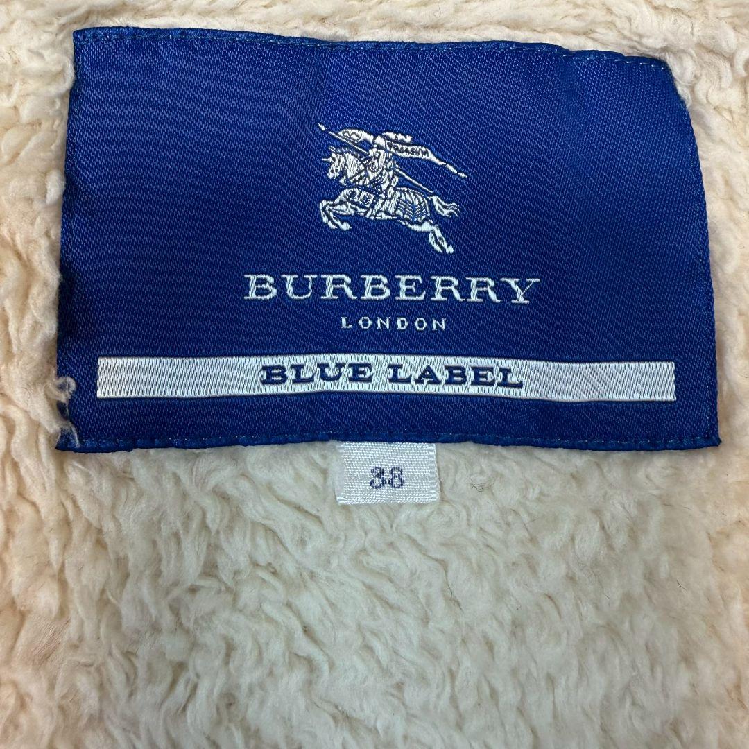 良品 バーバリー モッズコートライナー付き　ファー取り外し　M〜L