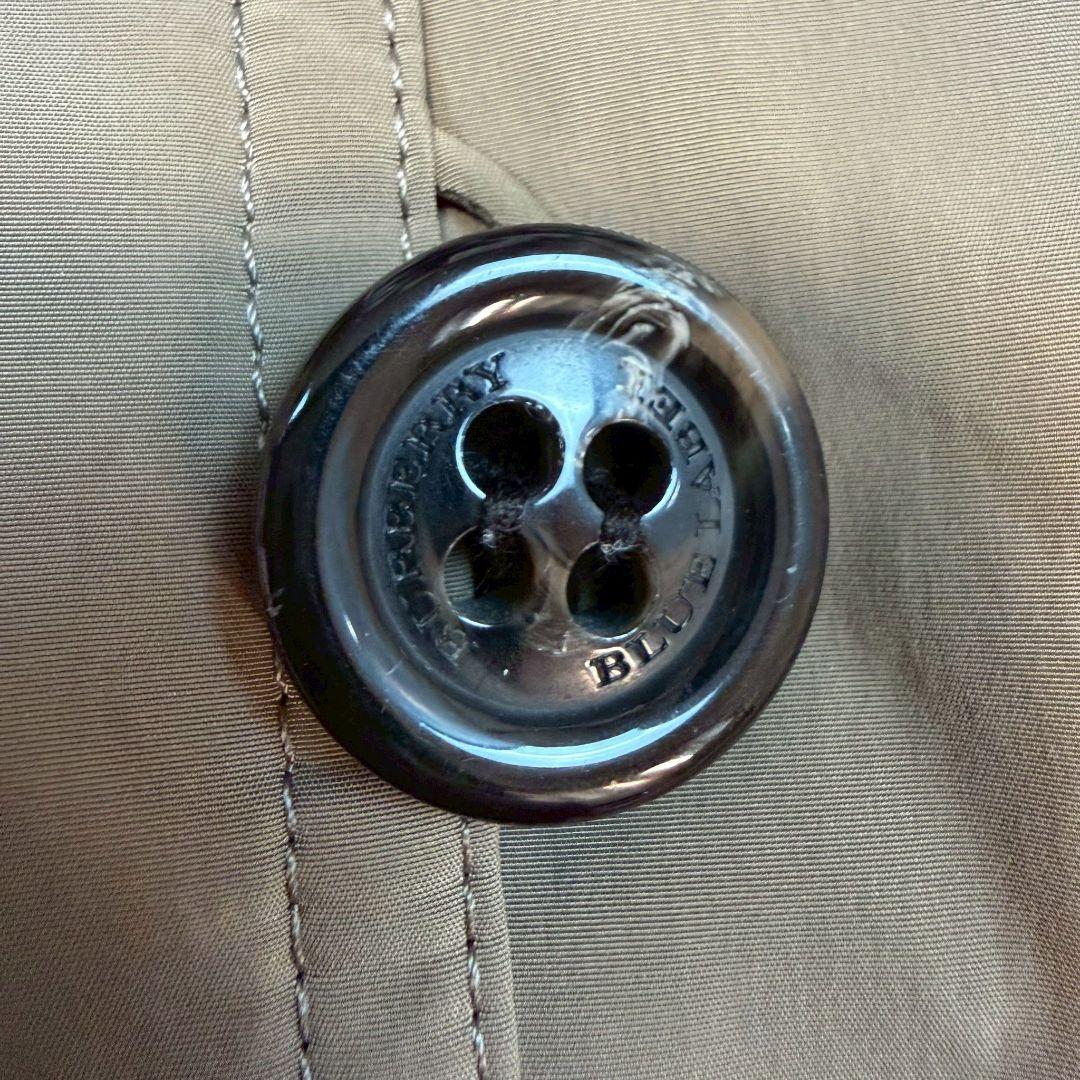 良品 バーバリー モッズコートライナー付き　ファー取り外し　M〜L