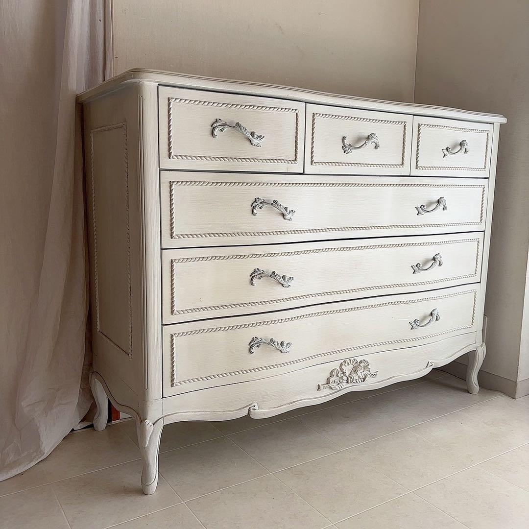 rira♡　直接配送　シャビーシック　フレンチシャビー　サイドボード